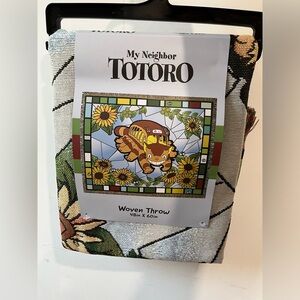 Firm! Studio Ghibli My Neighbor Totoro Catbus Portrait Tapestry Throw